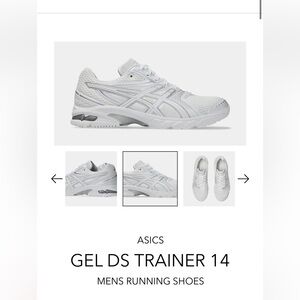 ASICS All-White Athletic Shoes